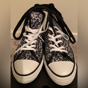 Converse Sequin Snow Leopard Print Hi Top